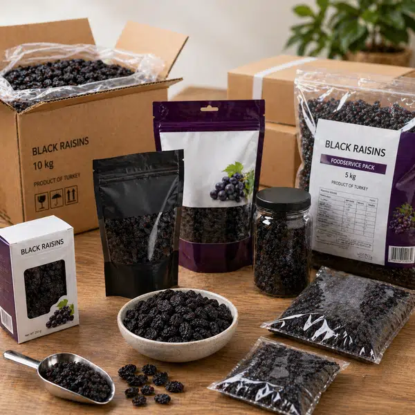 Black Raisins: Foodservice and Retail Packaging Guide