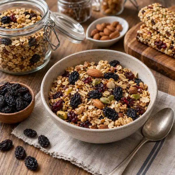 Black Raisins: Industrial Applications in Breakfast & Snack Mixes