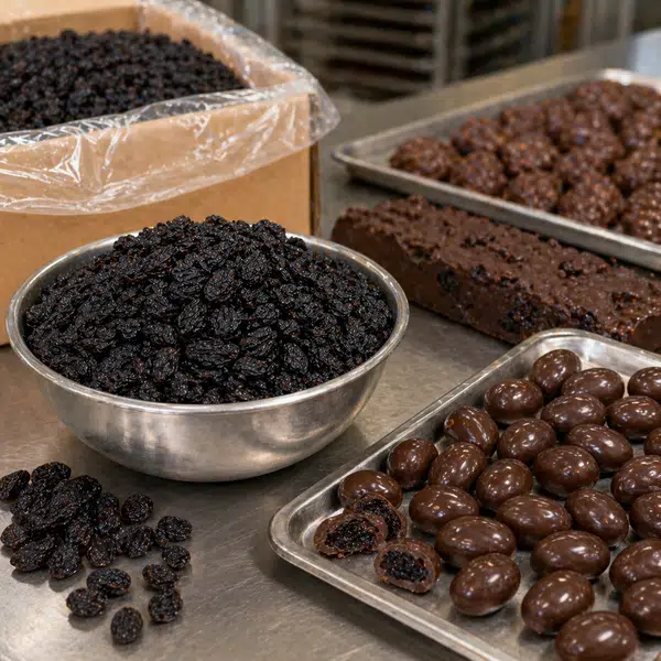 Black Raisins: Industrial Applications in Confectionery