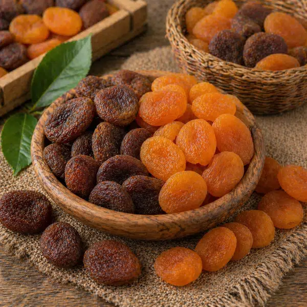 Natural dried apricots from Malatya, Turkey